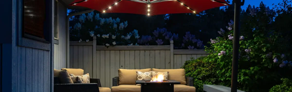 patio umbrella lights, Jeremy Electrical Overland Park KS