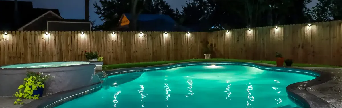 backyard pool lights, Jeremy Electrical Overland Park KS