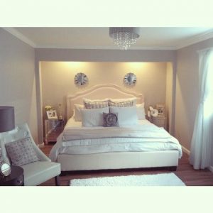 Recessed Lights Above Bed Photo