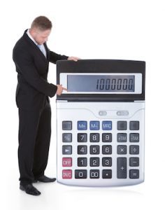 Oversized Calculator Photo 