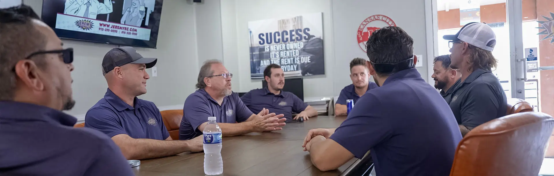 Jeremy Electrical team meeting, Roeland Park KS