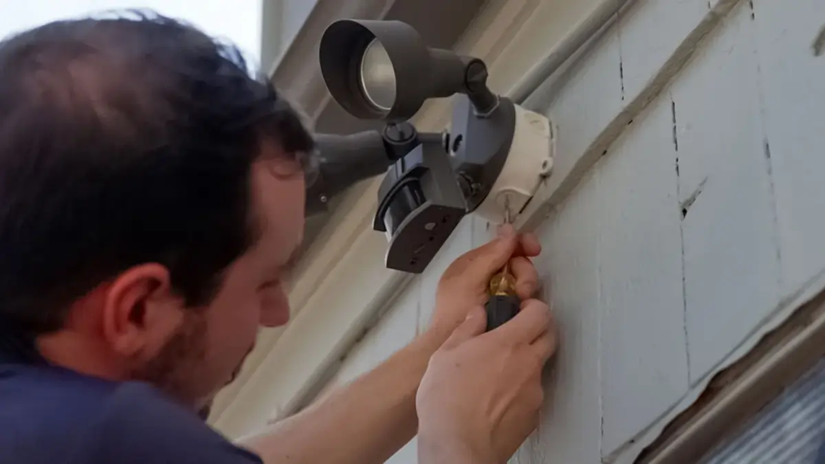 Jeremy Electrical flood light install Overland Park