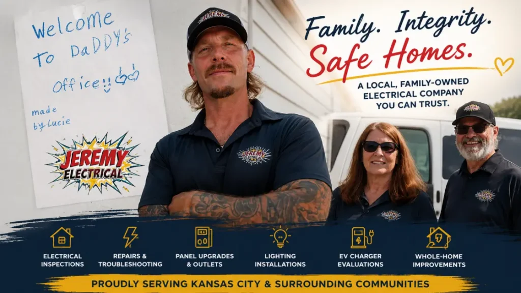 Family Owned Operated Local Electrician Roeland Park KS Jeremy Electrical