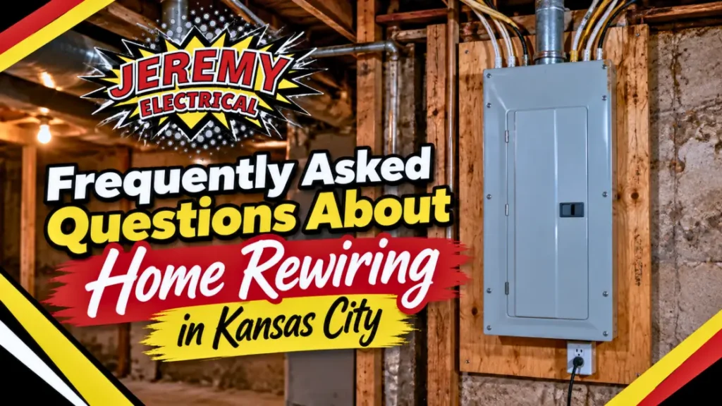 Frequently asked questions about home rewiring in Kansas City from Jeremy Electrical