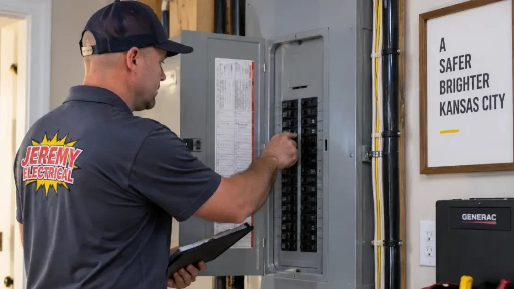 Residential electrical inspection in Overland Park Kansas